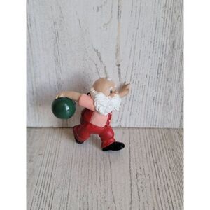 Hallmark 1988 North Pole Bowl Santa ornament Xmas
